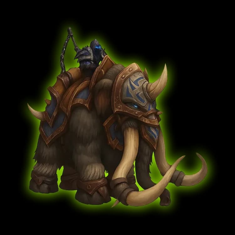 WoW Pandaria Classic Grand Black War Mammoth Mount