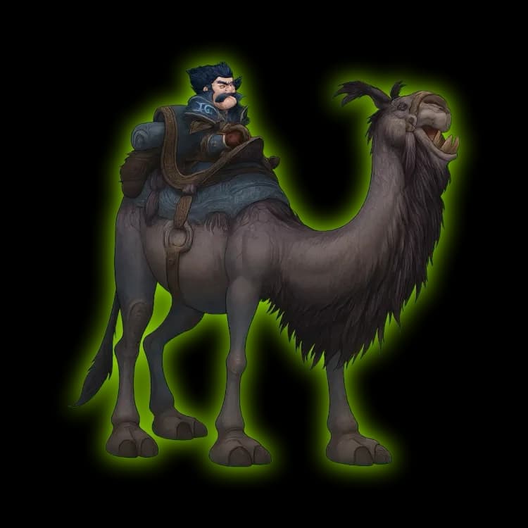 WoW Pandaria Classic Brown Riding Camel
