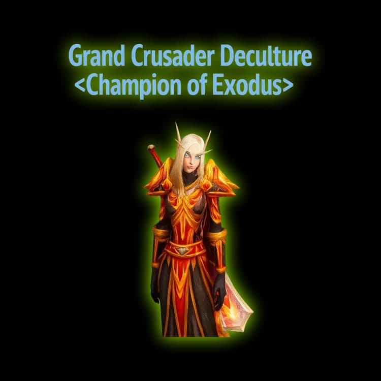 WoW Pandaria Crusader Title