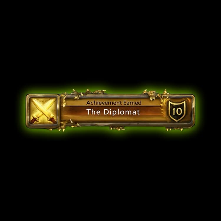 WoW Pandaria The Diplomat Title