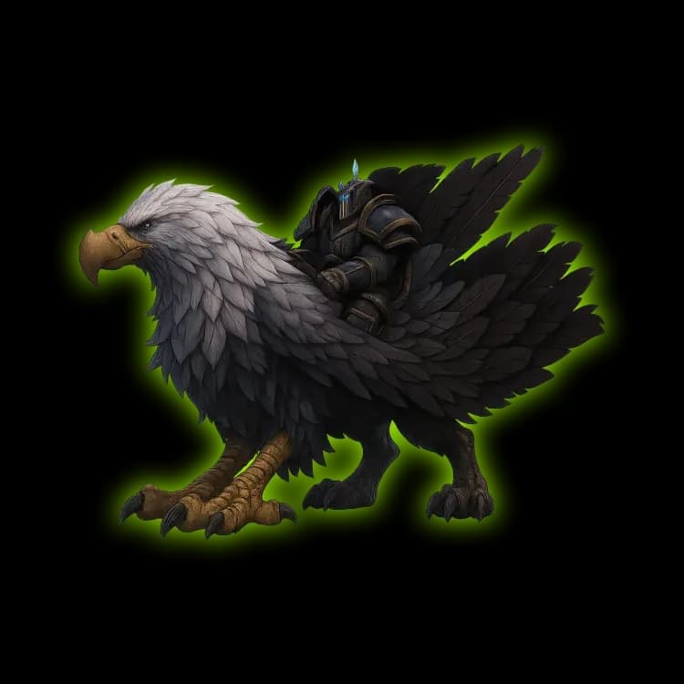 Ravenous Black Gryphon Mount