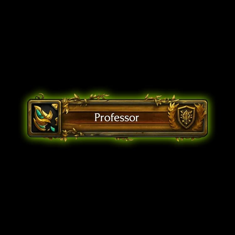 WoW Pandaria Professor Title