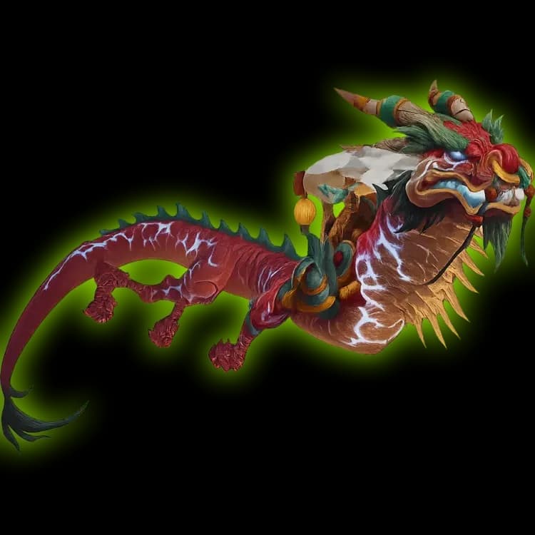 Thundering Ruby Cloud Serpent Mount