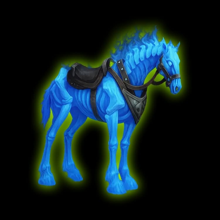 Ghastly Charger's Skull Mount