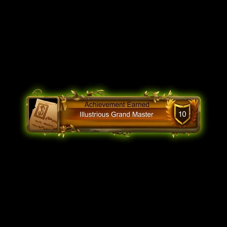 WoW Pandaria Classic Illustrious Grand Master Boost