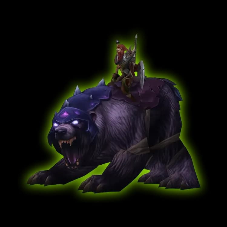 WoW Pandaria Classic Black War Bear Mount