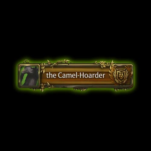 WoW Pandaria Classic The Camel-Hoarder Title