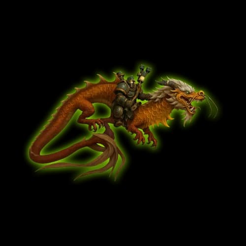 Golden Cloud Serpent Mount