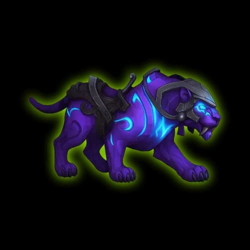Void-Crystal Panther Mount