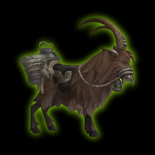 Brown Riding Goat Mount