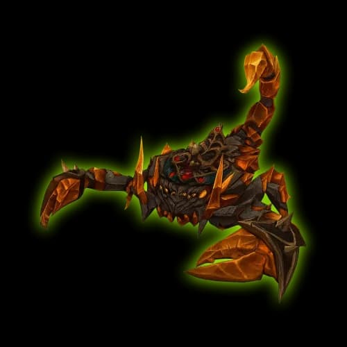 Amber Scorpion Mount