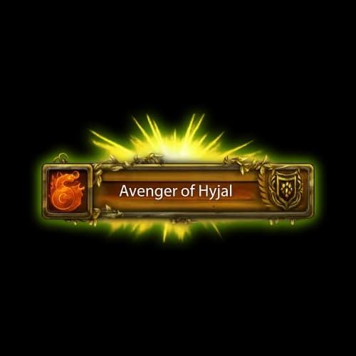 WoW Pandaria Avenger of Hyjal Title